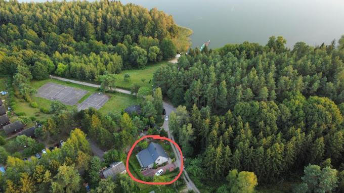 Dom Nad Jeziorem Strazym Zbiczno Extérieur photo